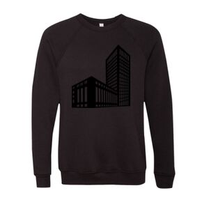 Unisex Sponge Fleece Raglan Crewneck Sweatshirt Thumbnail