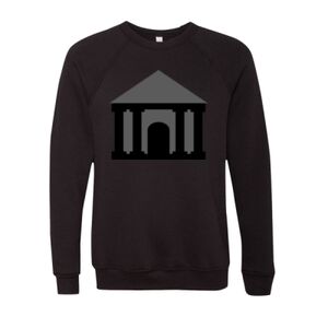 Unisex Sponge Fleece Raglan Crewneck Sweatshirt Thumbnail
