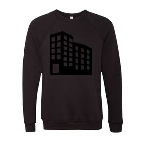 Unisex Sponge Fleece Raglan Crewneck Sweatshirt Thumbnail