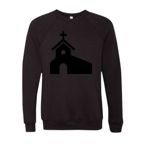 Unisex Sponge Fleece Raglan Crewneck Sweatshirt Thumbnail