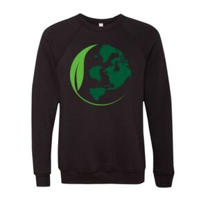 Unisex Sponge Fleece Raglan Crewneck Sweatshirt Thumbnail