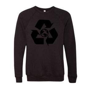 Unisex Sponge Fleece Raglan Crewneck Sweatshirt Thumbnail