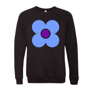 Unisex Sponge Fleece Raglan Crewneck Sweatshirt Thumbnail