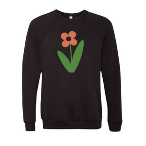 Unisex Sponge Fleece Raglan Crewneck Sweatshirt Thumbnail