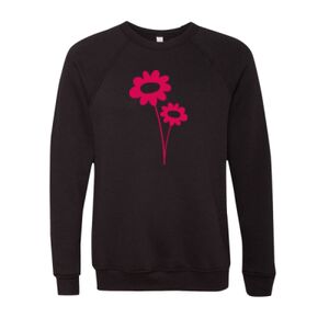 Unisex Sponge Fleece Raglan Crewneck Sweatshirt Thumbnail