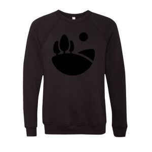 Unisex Sponge Fleece Raglan Crewneck Sweatshirt Thumbnail