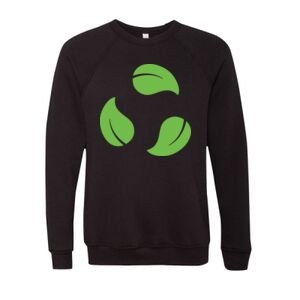 Unisex Sponge Fleece Raglan Crewneck Sweatshirt Thumbnail