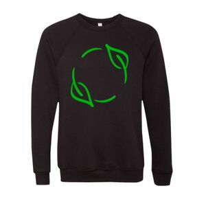 Unisex Sponge Fleece Raglan Crewneck Sweatshirt Thumbnail