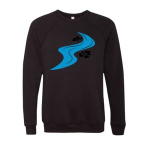 Unisex Sponge Fleece Raglan Crewneck Sweatshirt Thumbnail