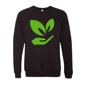Unisex Sponge Fleece Raglan Crewneck Sweatshirt Thumbnail