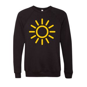 Unisex Sponge Fleece Raglan Crewneck Sweatshirt Thumbnail
