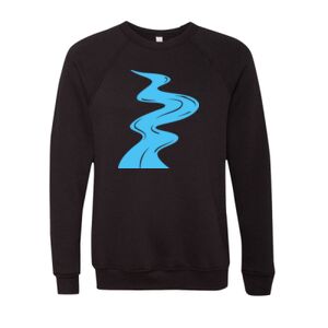 Unisex Sponge Fleece Raglan Crewneck Sweatshirt Thumbnail
