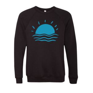 Unisex Sponge Fleece Raglan Crewneck Sweatshirt Thumbnail