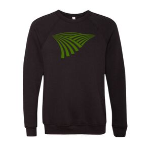 Unisex Sponge Fleece Raglan Crewneck Sweatshirt Thumbnail
