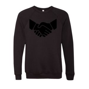 Unisex Sponge Fleece Raglan Crewneck Sweatshirt Thumbnail