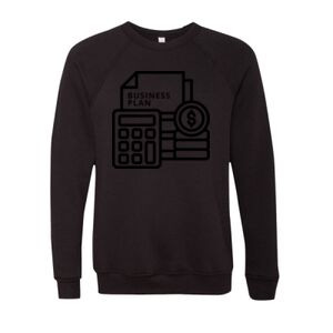 Unisex Sponge Fleece Raglan Crewneck Sweatshirt Thumbnail