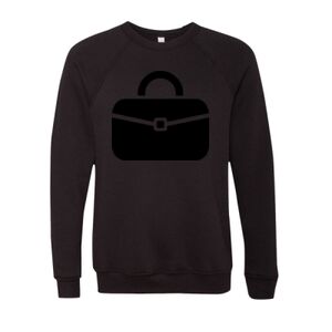 Unisex Sponge Fleece Raglan Crewneck Sweatshirt Thumbnail