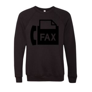 Unisex Sponge Fleece Raglan Crewneck Sweatshirt Thumbnail