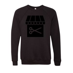 Unisex Sponge Fleece Raglan Crewneck Sweatshirt Thumbnail