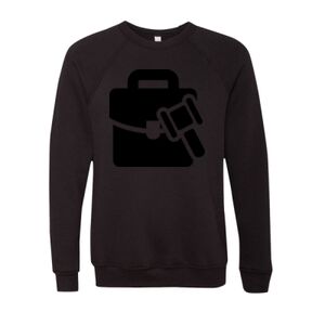 Unisex Sponge Fleece Raglan Crewneck Sweatshirt Thumbnail
