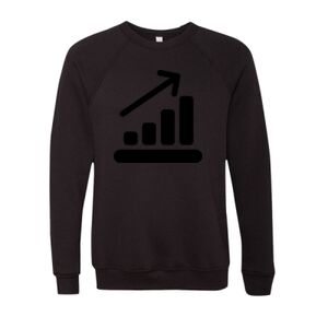 Unisex Sponge Fleece Raglan Crewneck Sweatshirt Thumbnail