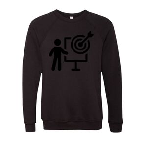 Unisex Sponge Fleece Raglan Crewneck Sweatshirt Thumbnail