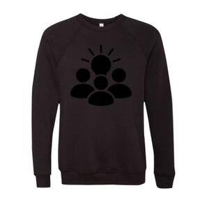 Unisex Sponge Fleece Raglan Crewneck Sweatshirt Thumbnail