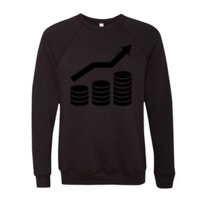 Unisex Sponge Fleece Raglan Crewneck Sweatshirt Thumbnail