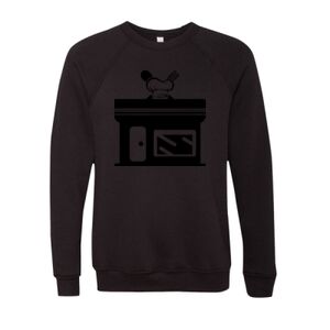 Unisex Sponge Fleece Raglan Crewneck Sweatshirt Thumbnail