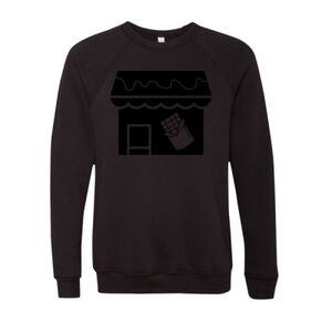 Unisex Sponge Fleece Raglan Crewneck Sweatshirt Thumbnail