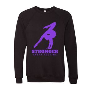 Unisex Sponge Fleece Raglan Crewneck Sweatshirt Thumbnail