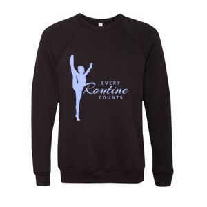 Unisex Sponge Fleece Raglan Crewneck Sweatshirt Thumbnail