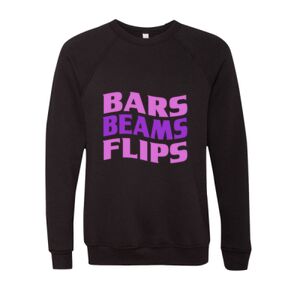 Unisex Sponge Fleece Raglan Crewneck Sweatshirt Thumbnail