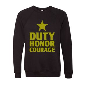 Unisex Sponge Fleece Raglan Crewneck Sweatshirt Thumbnail