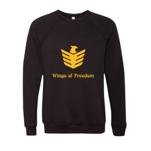 Unisex Sponge Fleece Raglan Crewneck Sweatshirt Thumbnail