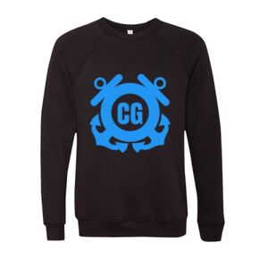 Unisex Sponge Fleece Raglan Crewneck Sweatshirt Thumbnail