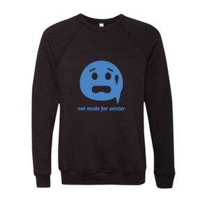 Unisex Sponge Fleece Raglan Crewneck Sweatshirt Thumbnail