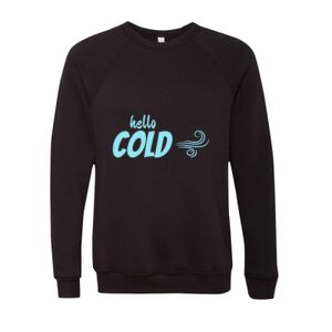 Unisex Sponge Fleece Raglan Crewneck Sweatshirt Thumbnail