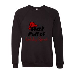 Unisex Sponge Fleece Raglan Crewneck Sweatshirt Thumbnail