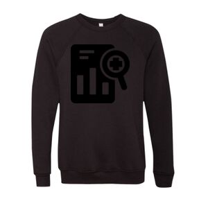 Unisex Sponge Fleece Raglan Crewneck Sweatshirt Thumbnail