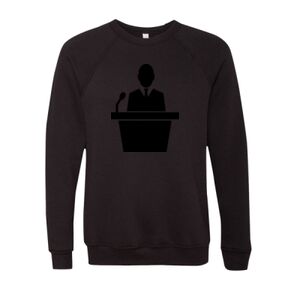 Unisex Sponge Fleece Raglan Crewneck Sweatshirt Thumbnail