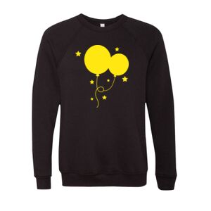 Unisex Sponge Fleece Raglan Crewneck Sweatshirt Thumbnail