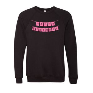 Unisex Sponge Fleece Raglan Crewneck Sweatshirt Thumbnail