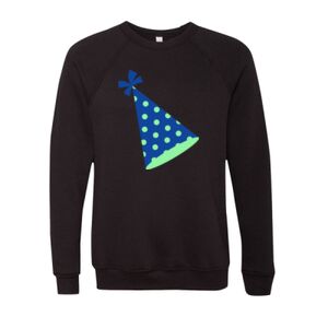 Unisex Sponge Fleece Raglan Crewneck Sweatshirt Thumbnail