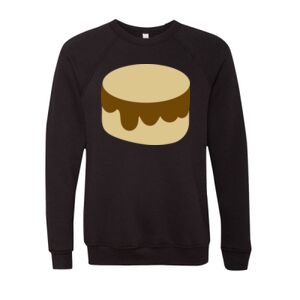 Unisex Sponge Fleece Raglan Crewneck Sweatshirt Thumbnail