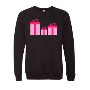 Unisex Sponge Fleece Raglan Crewneck Sweatshirt Thumbnail