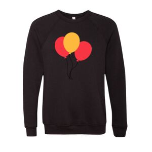 Unisex Sponge Fleece Raglan Crewneck Sweatshirt Thumbnail