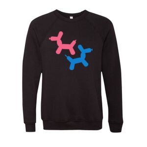 Unisex Sponge Fleece Raglan Crewneck Sweatshirt Thumbnail