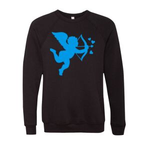 Unisex Sponge Fleece Raglan Crewneck Sweatshirt Thumbnail