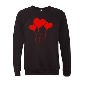 Unisex Sponge Fleece Raglan Crewneck Sweatshirt Thumbnail